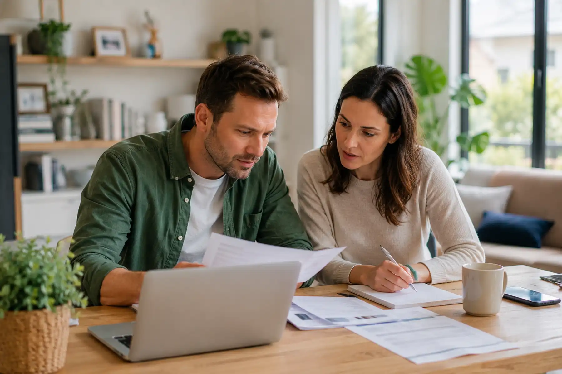 Professional at home considering accident sickness and unemployment cover.